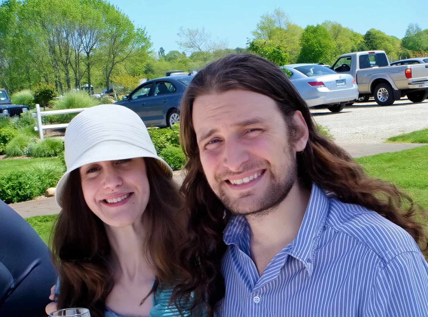 Erik Fuhrer and Kim in 2011, the year they got engaged